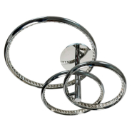 Люстра ARTTOK 4343/3P CH+CL 56W LED 2 light with remote control 540*430*300mm