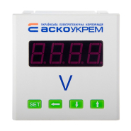 Вольтметр цифровой АСКО-УКРЕМ ЦВ-8, 600В, АС, 80х80, A0190010120