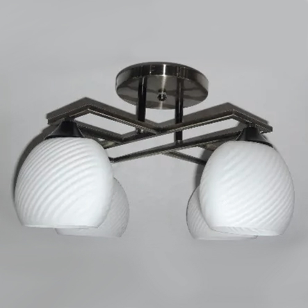 Люстра потолочная SIRIUS Ю 9784/4 AB+BLK, E27 - 1