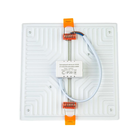 LED светильник AVT SQUARE ESTER с лапками, IP20, 24W, 5000К, 2400Lm, 170 мм, 1019336