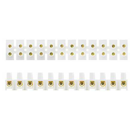 Клеммная колодка "тип Н" 35мм /100А, белая, АСКО-УКРЕМ, A0130040013