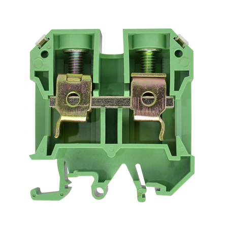 Клеммник винтовой АСКО-УКРЕМ JXB-16х35 зелёный, A0130010018