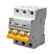 Автоматичний вимикач C63A, 3P, 4,5kА, UEC SB-M8, MCB45-3-063-C