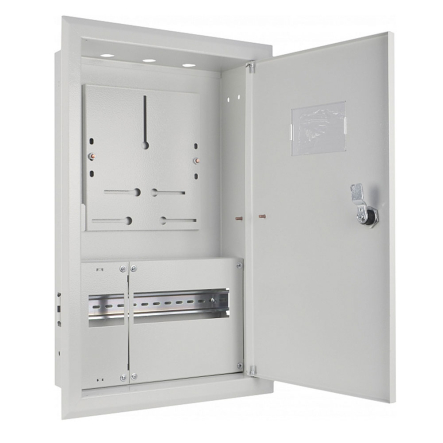 Щит учёта металлический АСКО-Укрем, 555x345x122, IP31, встроенный, серия UBox, A0260030002