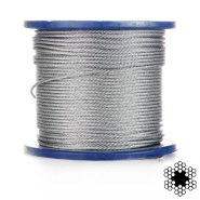 Трос оцинкований d-6 DIN 3060 (6х19)