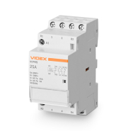 Контактор модульный VIDEX RESIST 4п, 25А, 2НВ, 2НЗ, VF-RS-MC2O2C-25