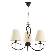 Люстра ALFA 11633 BALI PREMIUM 3хE14х40W, D 46 см, Н 50-70 см