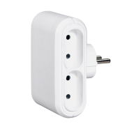 Трійник Legrand 050650, 4 виходи 2к 6А, білий