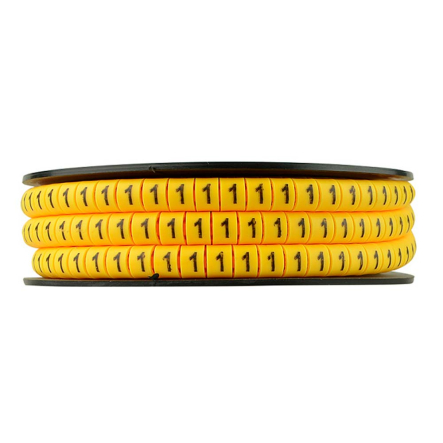 Кабельний маркер АСКО-УКРЕМ ЕС-2 3,5-8 кв.мм символ "1", A0150080018 - 2