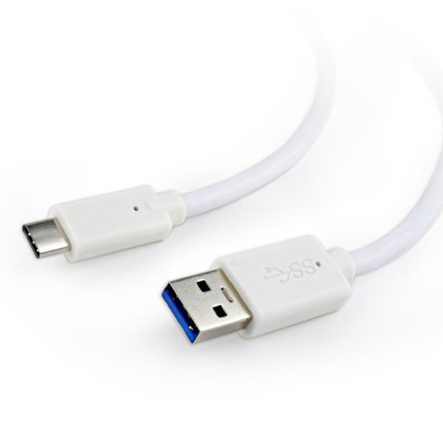 Кабель Cablexpert CCP-USB3-AMCM-1M-W USB 3.0 A-папа/C-папа, 1.0 м, премиум