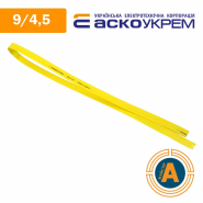 Трубка термоусаживаемая (ТУТ), АСКО-УКРЕМ, d - 9/4,5 мм., желтая, A0150040250