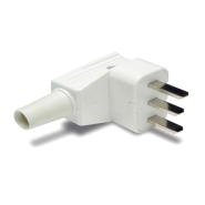 Вилка Famatel 25А, 250V, белая