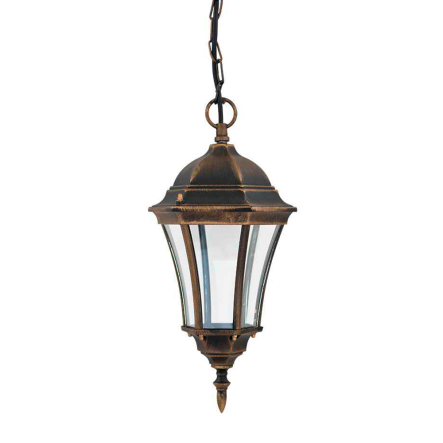 Світильник парковий Lusterlicht, Dallas l, Е27, 100Вт, підвіс, старе золото - 1