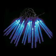 Гирлянда внешняя DELUX, SNOWFALL C, 0,8м, 48LED, белая/белая, IP44