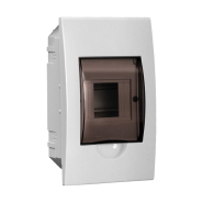 Корпус пластиковий IEK LIGHT, ЩРВ-П-4 модуля вбудований,  IP41, MKP12-V-04-40-20-L