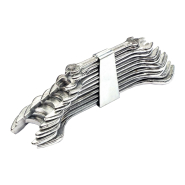 Набір ключів ріжково-накидних VOREL М 6-32 мм, 12 шт, 50630