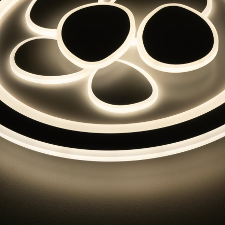 Светильник VIOLUX Smart OREO, 110W, 3000-4500-6000К, 8000Lm, 550 мм, круг, белый, коричный, 220395