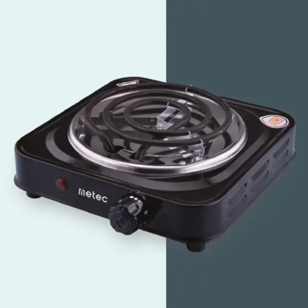 Плита электрическая настольная спиральная METEC ES-01SSB, 1000Вт - 1 Плита электрическая настольная спиральная METEC ES-01SSB, 1000Вт - 1