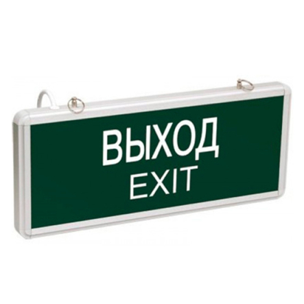 Світильник аварійний евакуаційний, покажчик ВЫХОД-EXIT, IEK, ССА1001, LSSA0-1001-003-K03 - 1