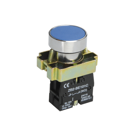 Кнопка IEK LAY5-BA61, без подсветки, синяя 1з - 1