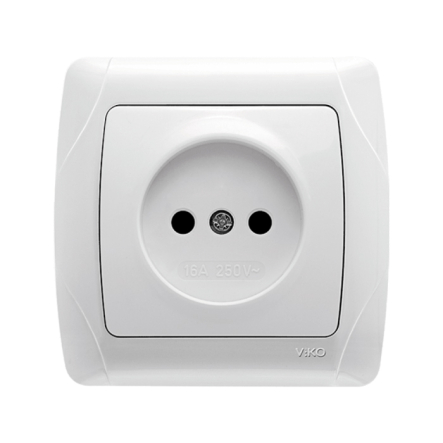 Розетка VIKO CARMEN, 90561007, біла - 1