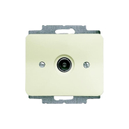 Телевизионная розетка слоновая кость