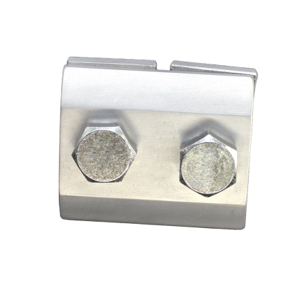 Зажим соединительный плашечный ПА 3-1, d провода 12,3-14,0 мм, алюминий (2 болта)