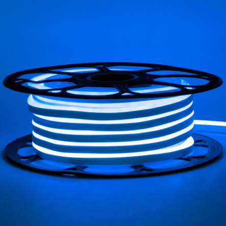 Светодиодный неон синий AVT-1-NEON&nbsp;220&nbsp;В, SMD2835, 120 шт/м, 12 Вт/м, IP65, 6 мм, 00600024 - 1