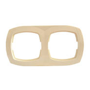 Рамка 2-поста, слоновая кость АСКО-УКРЕМ, Pm-2-0v-I