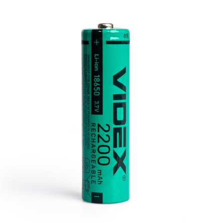 Аккумулятор литий-ионный VIDEX Li-Ion 18650 (без защиты) 2200mAh, 23584 - 1