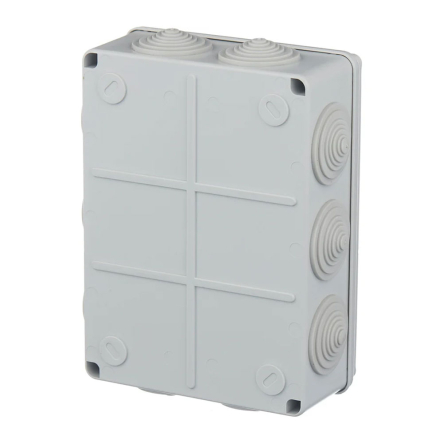 Коробка распределительная IEK КМ41243 190х140х70мм, 10 вводов, IP44, UKO11-190-140-070-K41-44