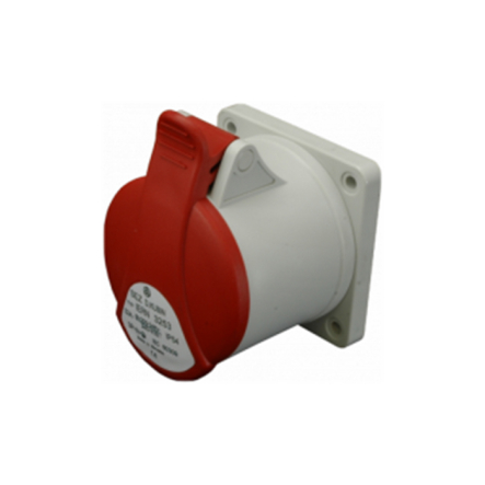 Розетка встраиваемая SEZ IЕRN 1643, IP 44, 16A, 400V, 4n - 1