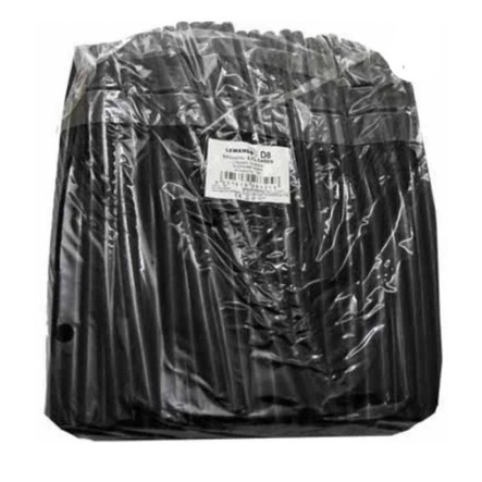 Стрижні клейові 1кг пачка Lemanso 8x200мм чорні, LTL14009 - 1