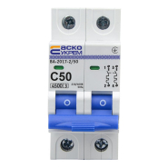 Автоматический выключатель АСКО-УКРЕМ ВА-2017 2р, 50А С, A0010170017