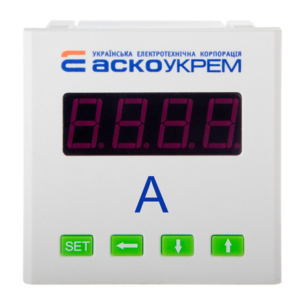 Амперметр цифровий АСКО-УКРЕМ ЦА-8, 5А АС 80х80, A0190010124 - 1