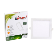 Светильник LED встраиваемый LEZARD, 12W, 6400K, 950Lm, квадрат, 166x166мм, 464RKP-12