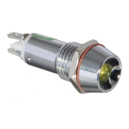Сигнальна арматура АСКО-УКРЕМ AD22C-8 24В AC/DC LED, жовта, A0140030102 - 1