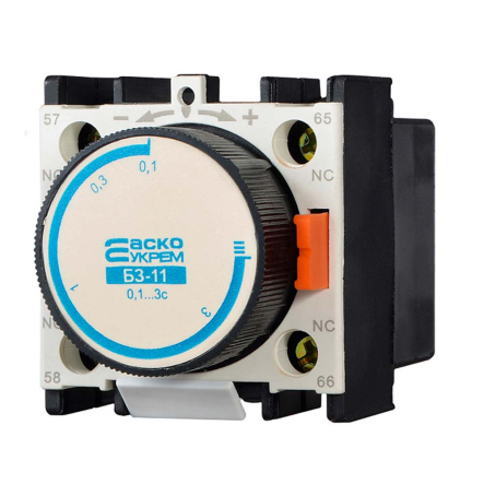 Блок задержки АСКО-УКРЕМ БЗ-11 (задержка 0,1-3 сек. при выключении) (LA2-DR0), A0040050001