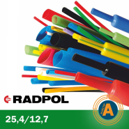Трубка термоусаджувальна RADPOL, RCH1 25,4/12,7Х1-Т зелена