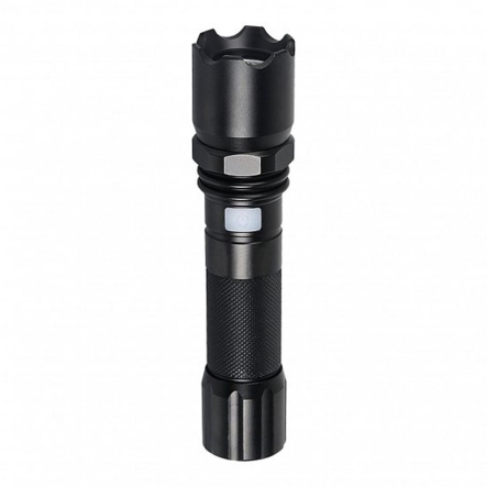 Фонарик ручной EUROLAMP 7W battery+USB черный