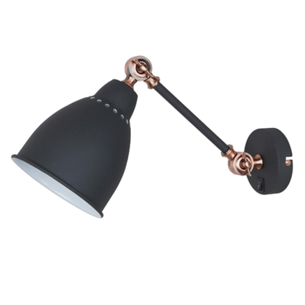 Бра LAGUNA Lighting 95061-01, 1х E27, 40W, матовая черная - 1