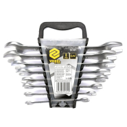 Набор ключей рожковых VOREL Cr-V, M 6-22 мм, 8шт, 51741