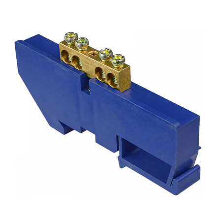 Нулевая шина с изолятором на DIN-рейку АСКО-УКРЕМ ВС - 4А 04, A0150120047