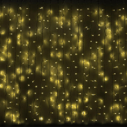 Гірлянда зовнішня DELUX, CURTAIN, 2x3м, 912LED, біла/біла, IP44