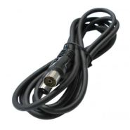 Шнур телевізійний (шт.TV-гн.TV) діаметр-3мм 10,00 м, чорний