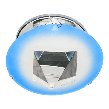 Светильник точечный Feron DL4150, MR16, GU5.3, 12V, 50W, кристалл, хром/синий - 1