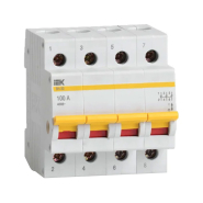 Вимикач навантаження IEK ВН-32 4Р 100А, MNV10-4-100