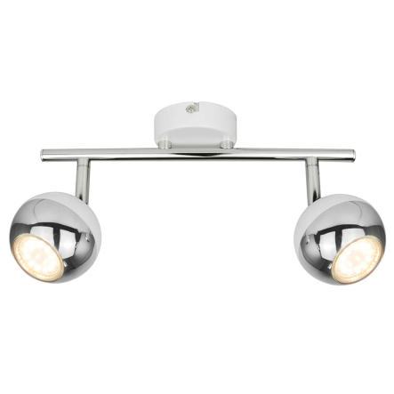 Світильник спот LAGUNA Lighting 71131-02, білий/хром, 2х4W LED GU10 - 1