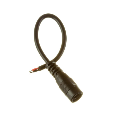 Коннектор для светодиодной ленты с проводом 12V mini jack 5,5 mm "мама", 1017801 - 1