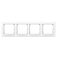 Рамка четверная LEGRAND Valena, 774454, белая